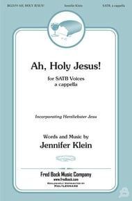 Ah Holy Jesus SATB choral sheet music cover Thumbnail